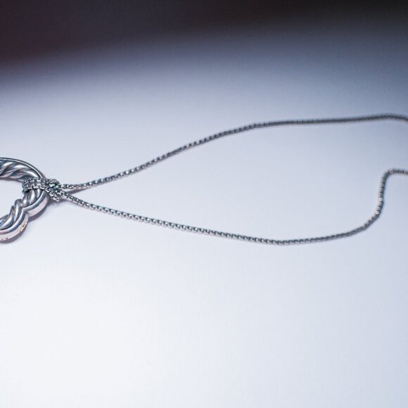 David Yurman Cable Heart Necklace - Picture 2 of 8